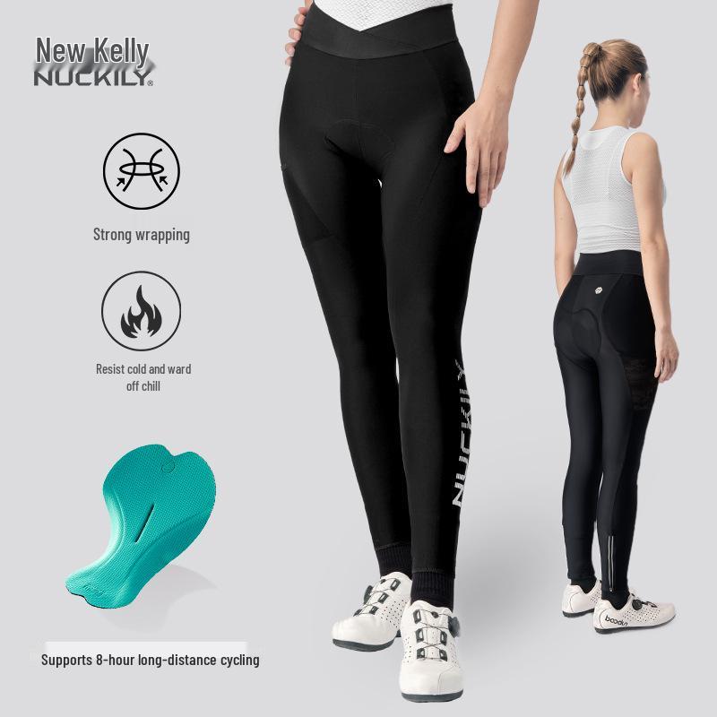 

NUCKILY Women s Winter Fleece Cycling Pants XL