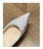 Fairy Style Pointed Toe Flat Shoes - Champagne Gold & Silver, Perfect for Weddings, Plus Size, Bridesmaids, and Pregnant Women. Hidden Heel.