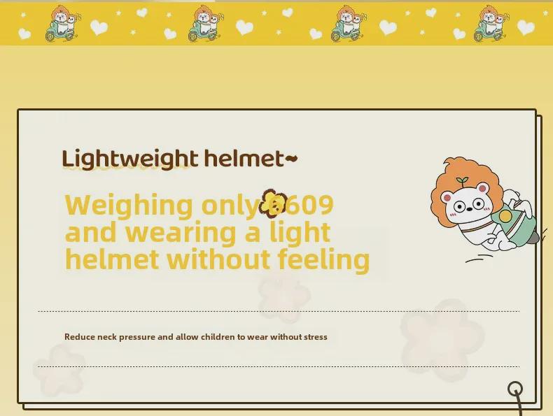 Kids' Cartoon Safety Helmet: Four Seasons Universal Warm Half Helmet for Boys & Girls