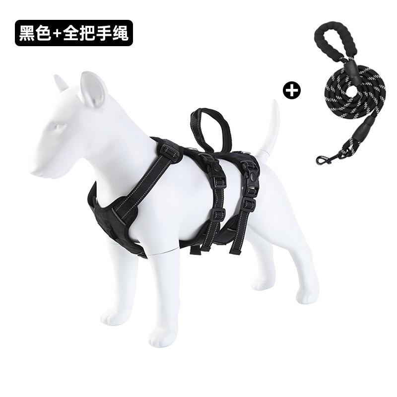 Haustier Brustgurt Weste Typ explosionsgeschützt stichfest mittelgroßer und großer Hund Führleine Oxford Stoff taktische Hundeleine