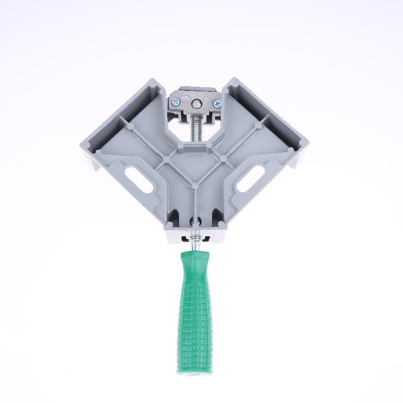 1/2 Pezzi Morsetto ad Angolo Retto a 90 Gradi Saldatura Morsetti ad Angolo Supporto Lavorazione del Legno Cornice per Foto Vetro Strumento Morsetto Mascella Oscillante Regolabile
