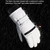 1 Gants de Ski Antidérapants pour Femmes et Hommes Paire Extérieur Imperméables Coupe-vent Écran Tactile Doublés Polaire