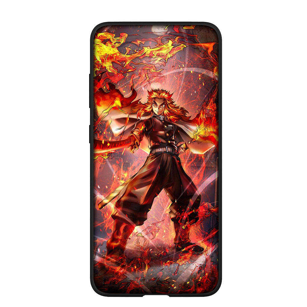 

Phone Case for iPhone 17 16 15 Plus Huawei P30 P20 Lite Redmi Note 14 12 11 13 Pro Max OPPO A60 A80 A40 A38 Demon Slayer Rengoku Kyoujurou Cool Cover for Samsung Galaxy S25 5G аэро
