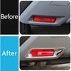 Car Accessories Fit for Nissan New Rogue 2021 2022 2023 2024 2025 2026 Rear Lower Fog Light Lamp Cover Trims (Chrome) 2PCS ABS Not Fit Rogue S