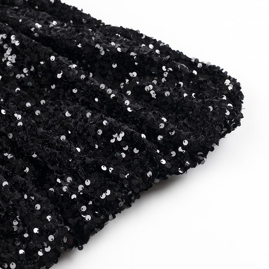 2025 Spring Women's European & American Style Sequined Balloon Dress 9808574