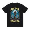 T-shirts Graphiques Squelette Pip Pip Caca Meme Drôle pour Unisexe Femmes Sarcastiques Weirdcore T-shirts Humour Génération Z T-shirts Cadeaux streetwear