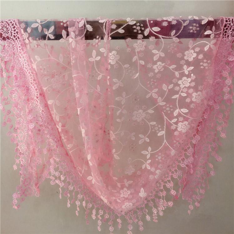 New Elegant Lace Scarf Hollow Out Embroidery Foulard Bandana Solid Color Triangular Scarf Thin Vintage Handkerchiefs Hair Woman