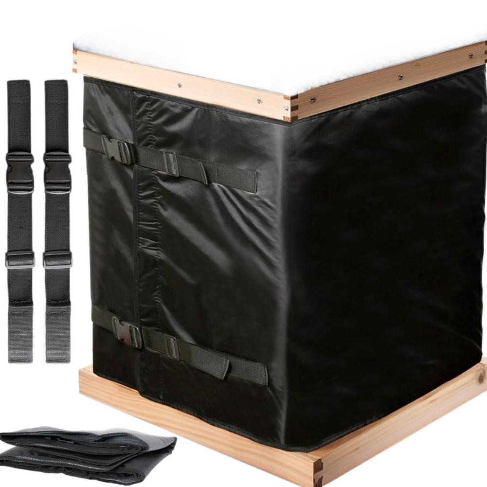 1PCS 600D Oxford Winter Beehive Wrap With Adjustable Straps And Buckles Windproof-Beekeeping Supplies For Cold Winter