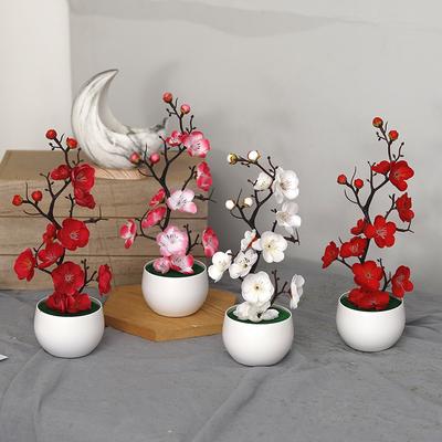 30 Cm Artificial Plants Bonsai Small Tree Simulation Pot Plants Fake Flowers Table Potted Ornaments Home Decoration Hotel Garden