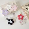 Glitter Star Card Holder with Keychain Acrylic 1-Inch Photocard Holder ID Card Case Student Kpop Idol Photo Card Bag