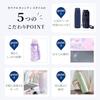 COLORFUL CANDY STYLE Stainless Steel Mug and Cover Set, 600ml, Sterling Silver & AM Marine Blue, Zojirushi Seamless Cap, Water Bottle Case, Holder, Sh