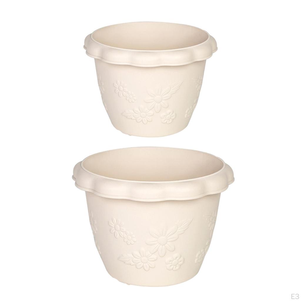 Elegant Resin Flower Planter for Indoor and Outdoor Use