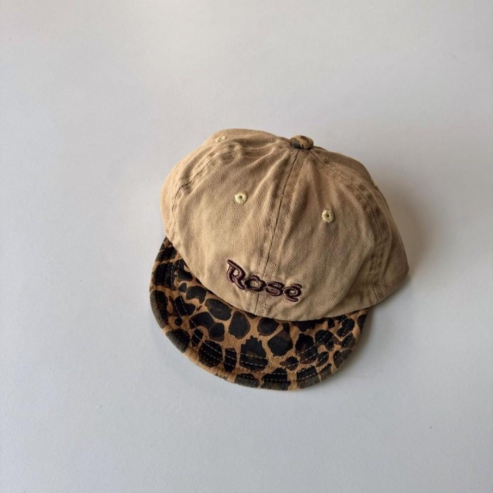Leopardenmuster Kleinkind Mütze Weicher Schirm Entenschnabel Kappe Modische Baby Baseballkappe 1-4 Jahre Kind
