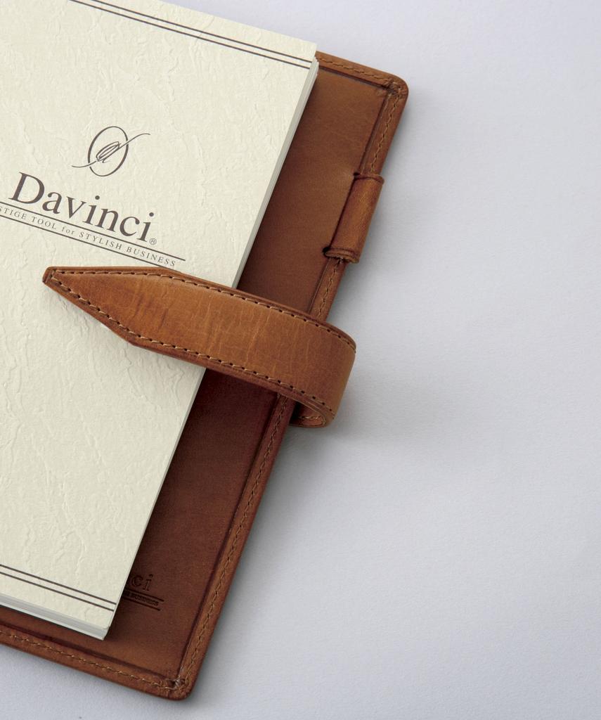 Raymay Fujii System Organizer Da Vinci Roma Classic Bible Brown DB3011C