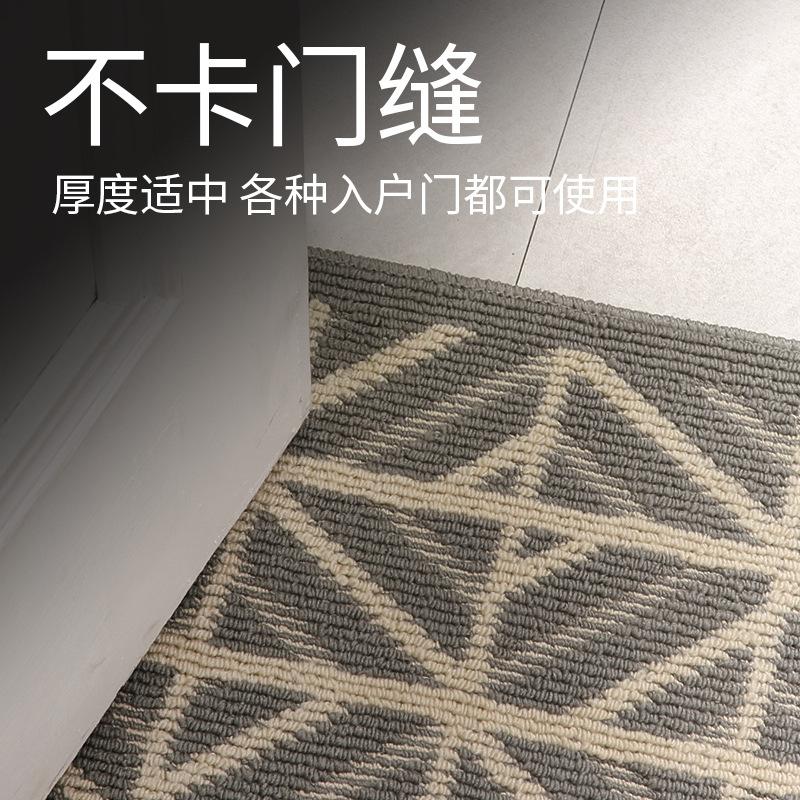 Haushaltsbodenmatte Eingang Fußmatte Haushalts-Türvorleger Verschleißfest und Schmutzabweisend Eingangsteppich