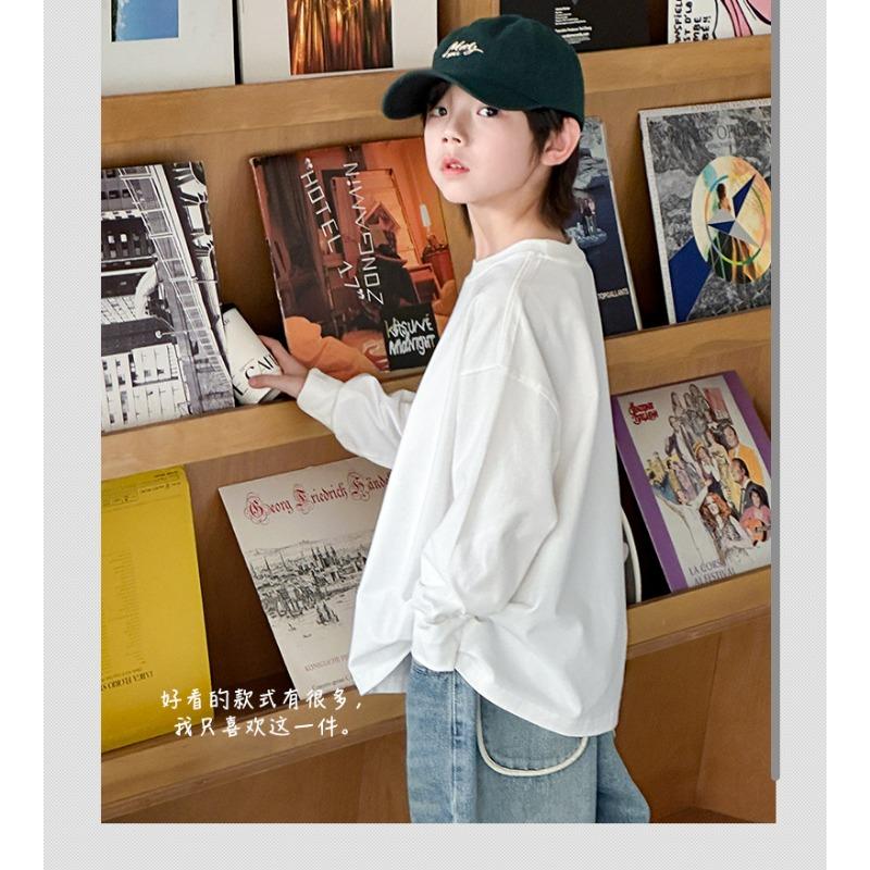 Boys Long Sleeve T Shirt Casual Kids Spring Autumn Top