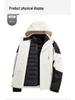 Women's Camel HJCAMEL 3-in-1 Windproof Down Jacket - Thick Winter Mountaineering Suit & Windbreaker Coat