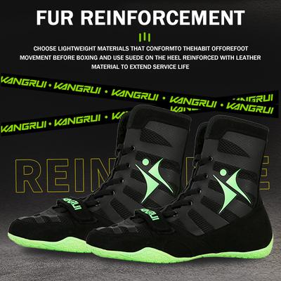High Top Outdoor Male Flighting Training Sneakers Boxing Shoes for Mens Anti-Slip Sport Shoes Men Training Shoe