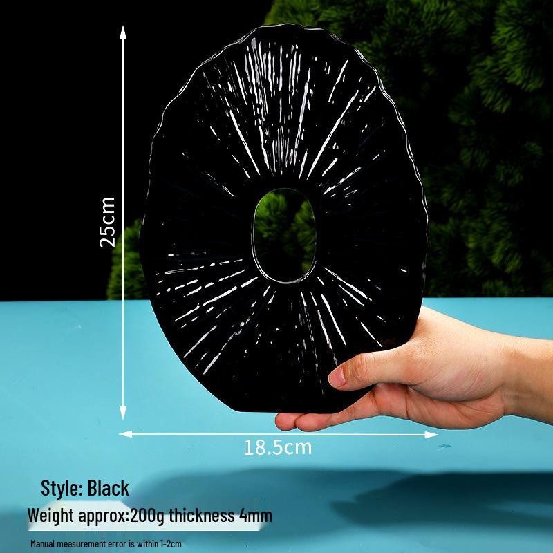 Talerz Sashimi Xianci: Wysokiej klasy ozdoby do prezentacji owoców morza - Okrągły plaster ryby do wystroju hotelowego