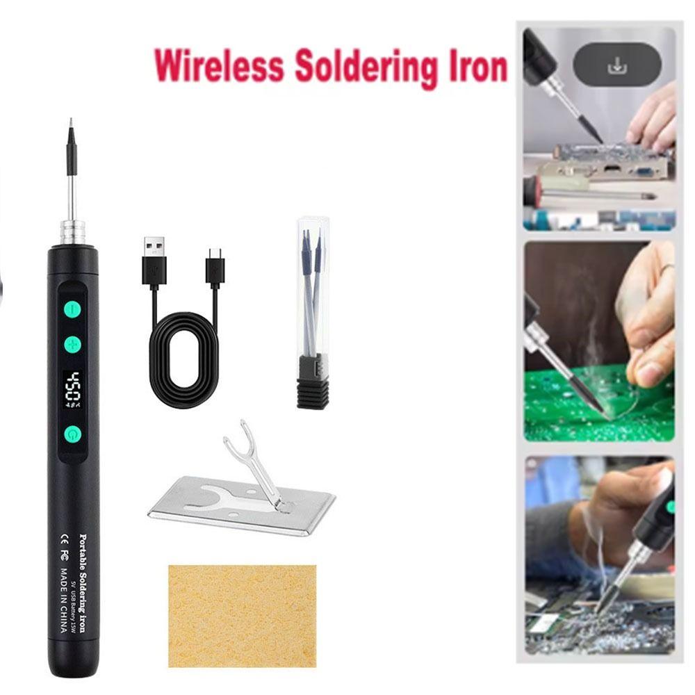 5V/15W USB Soldering Iron Speed Heating Welding Tool Kit Pen Electric Iron Solder  DIY Home Repair
