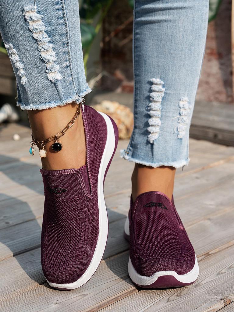 TEMU Damen Lässige Atmungsaktive Mode-Sneaker mit Weicher Sohle