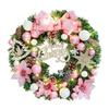 Garland Wreath Christmas Decorations Simulation Rattan Christmas Tree Hotel Shopping Scene Layout Door Area Hanging Wall Decoration Ornaments for B