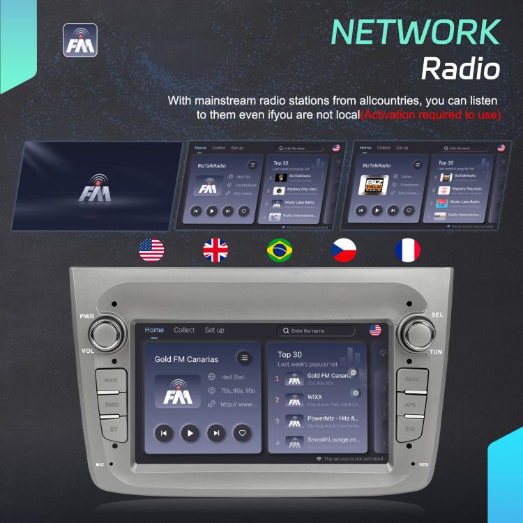 Für Alfa Romeo MITO 2008-2016 7 Zoll Horizontaler Bildschirm Android 15 Carplay Auto Mittelkonsole Integrierte Maschine