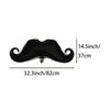 3Pcs Father's Day Theme Black Beard Aluminum Film Balloon Happy Father's Day Party Family Gathering Decoration Globos