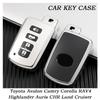 Husă de protecție elegantă pentru cheia auto cu telecomandă pentru Toyota Avalon Camry Corolla RAV4 Highlander Auris CHR Land Cruiser Carcasă Fob Accesorii Breloc