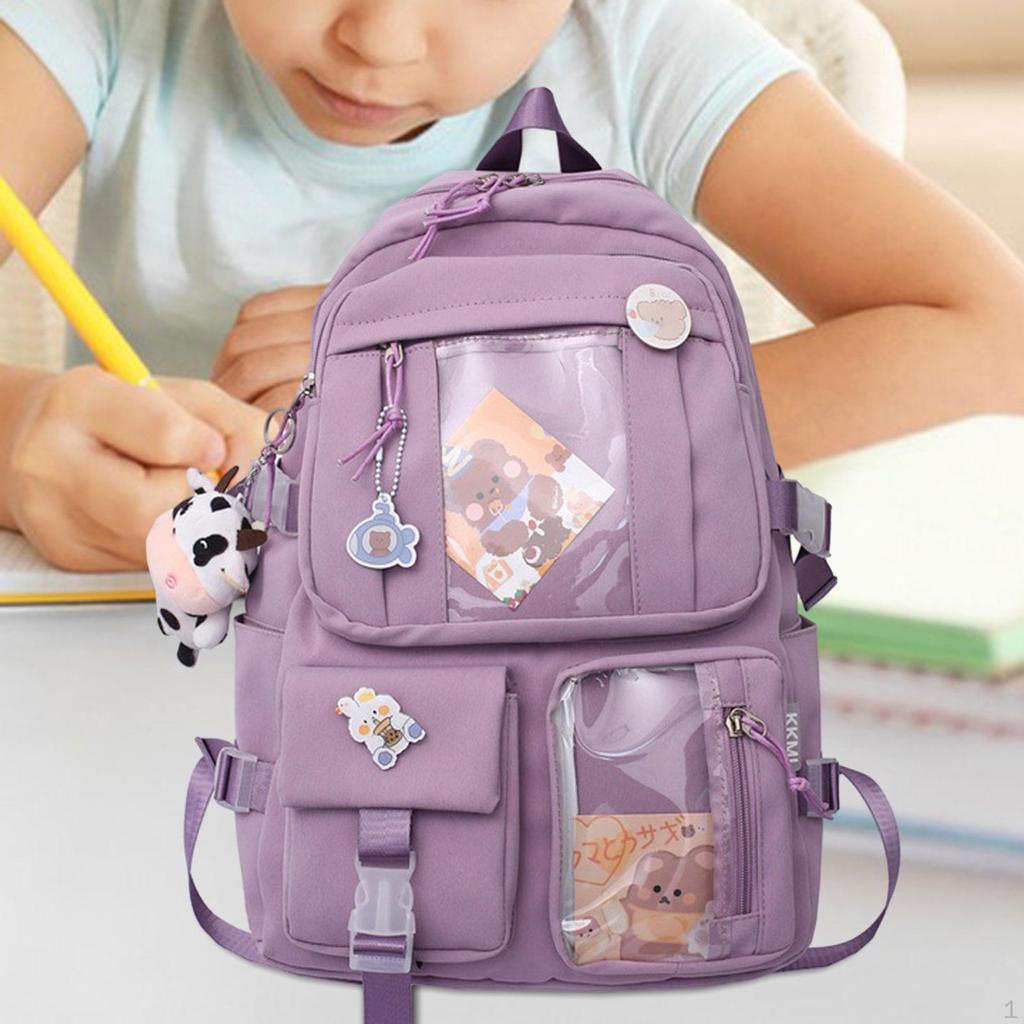 Plecak damski, torba szkolna, torba podróżna, torby na książki dla dziewcząt, nastolatków, chłopców, dzieci, studentów