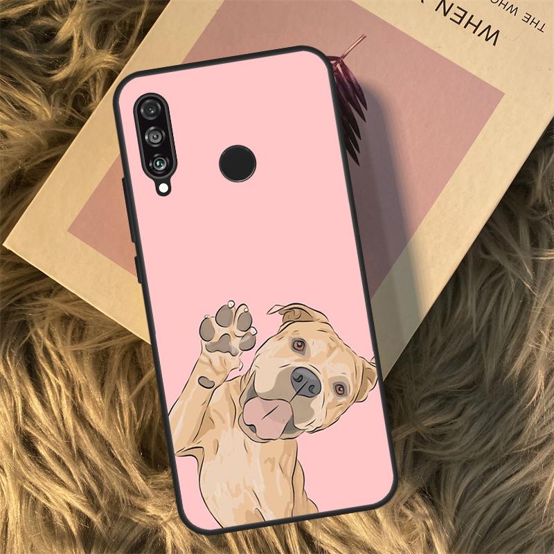 Pitbull Dog For Huawei Nova 5T 3i 7i 8i 11i 12i 9 10 SE Y60 Y61 Y70 Y72 Y73 Y90 Y91 P30 P40 Lite Case