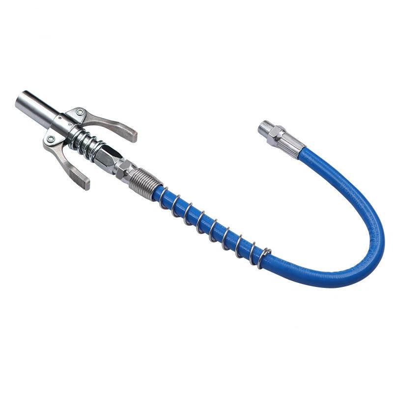 Locking Grease Coupler Double Handle Stainless Steel Leakproof High Pressure for Car Farm Machinery Repair