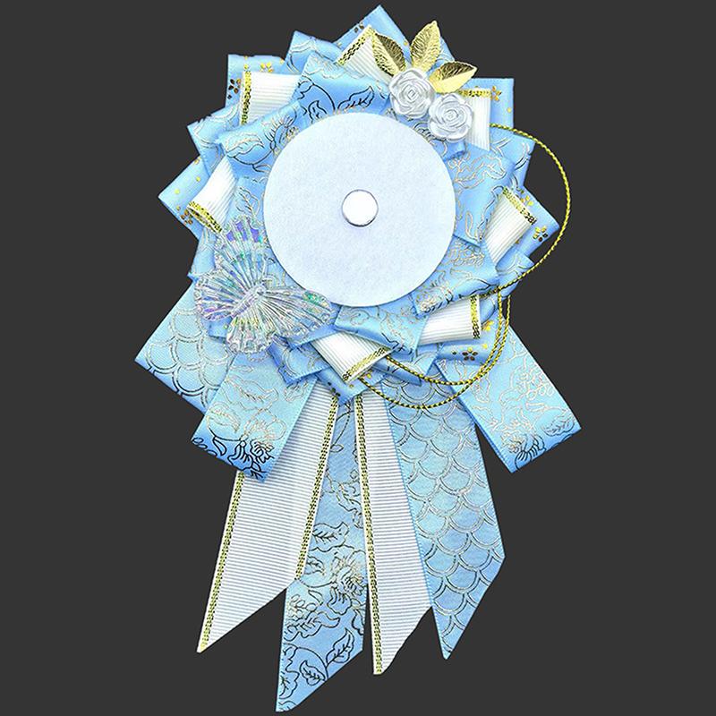 Bånd Cosplay Ita-vesker Rosett Beskyttelse Blomst Pins Holder Merkebase Tilbehørray Itabag Dekor