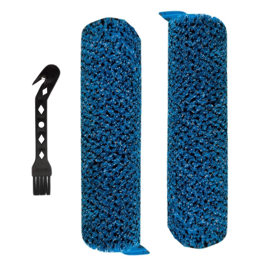 For Shark WW201/WW200/WW201q Hydroduo Cordless Wet Dry Floor Cleaner Vacuum Replacement Main Brush 3 Pack Nylon Plastic