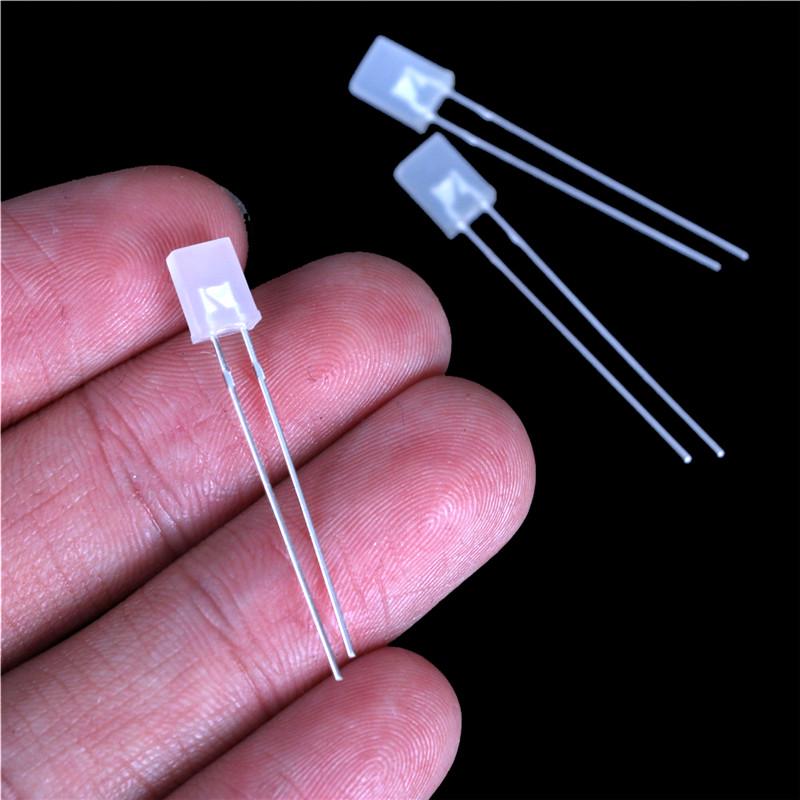 100pcs 2*5*7mm Rectangular Square LED Diodes White/Green/Red/Blue、PopVX 100pcs 2*5*7mm Rectangular Square LED Diodes White/Green/Red/Blue、PopVX