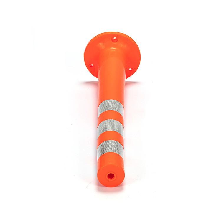 Road Traffic Divergence Warning Post - TPU Plastic Intersection Marker Pile