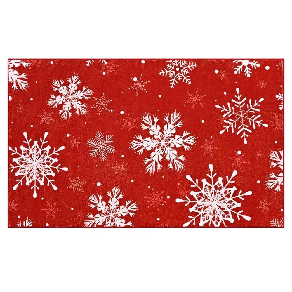 Living Room Carpet Vintage Machine Washable Floral Non-slip Bedroom Bedside Mat Soft Coffee Table Foldable Plush Rug Alfombra