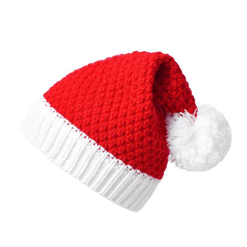 Autumn Winter Knitted Hat Bell-Decorated Casual Style for Halloween Christmas Other Festive Occasions Party Hat красный