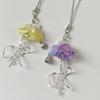 Jellyfish Phone Charm Keychain Pendant Phone Strap Acrylic Texture Phone Chain Suitable for Fashion Enthusiasts Present