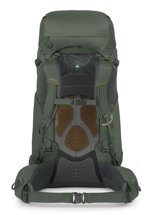 Batoh Osprey Kestrel 58 L/XL - Olivově zelená - Ergonomický - Včetně pláštěnky - Turistika