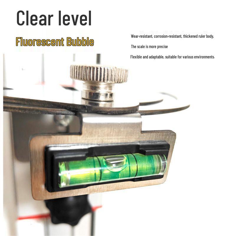 Level Wall Mount Bracket with Adjustable Aluminum Alloy Reinforced Set Screw for Positioning and Braking