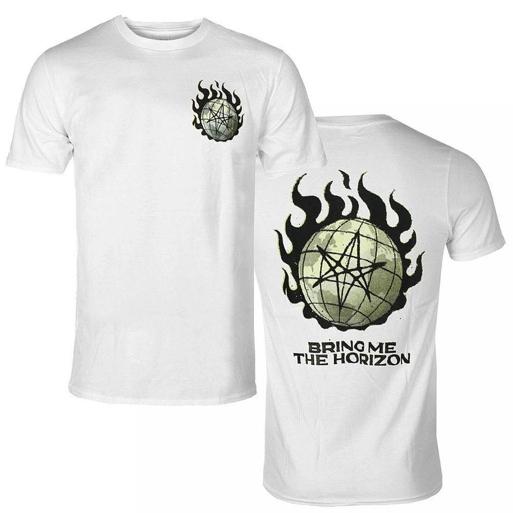 Bring Me The Horizon Flames Double Sided T-Shirt L