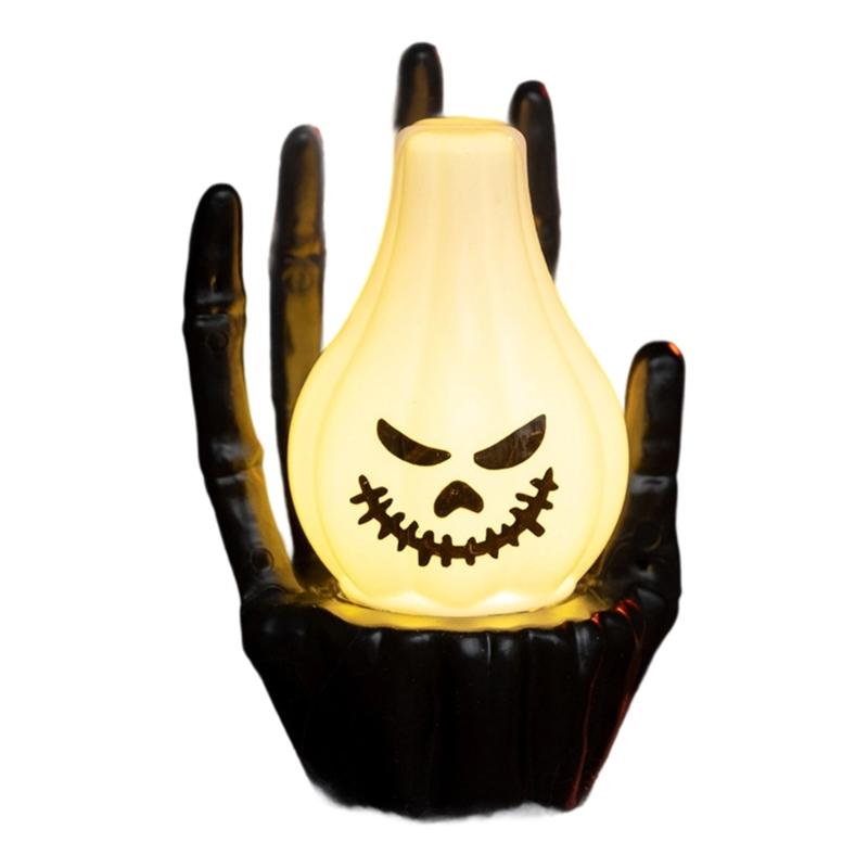 Portable Specters Hand LED Lantern Indoor Outdoor Festival Decors For Halloween Christmas Event