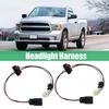 2 Pc Headlight Harness 68193062AB for Dodge for Ram 1500 2500 3500  Quad Halogen