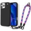 Protective Case - BOOLING - for iPhone 17 Pro - Shockproof Silicone with Detachable Tricolor Lanyard