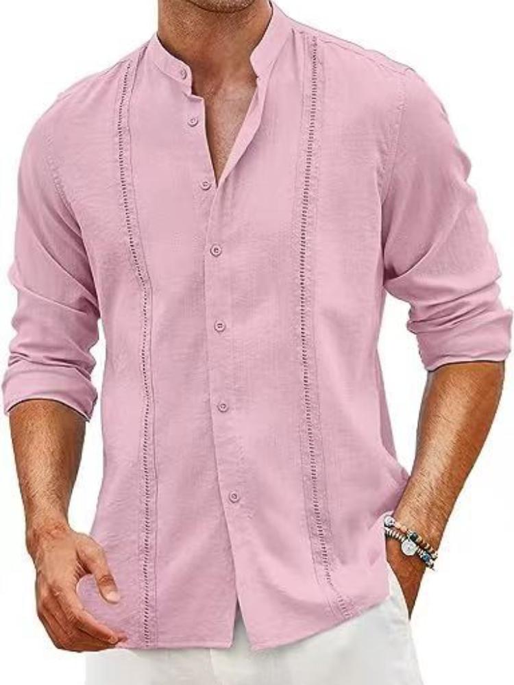 Men's Cuban Style Casual Button Summer Beach Vacation Shirt