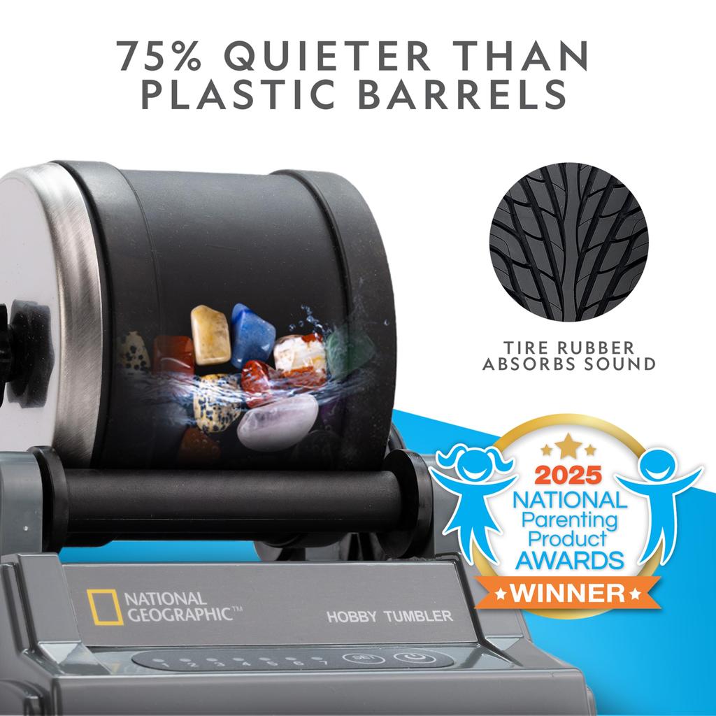 National Geographic Hobby Rock Tumbler Kit NGHOBBYTUMBLER [National Geographic] [Item]