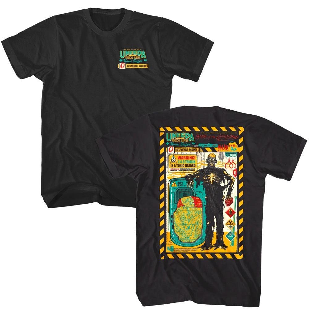 Return of The Living Dead Mens T Shirt Uneeda Medical Supply Shirts Summer Mens and Womens Loose and Breathable Tshirt Top S