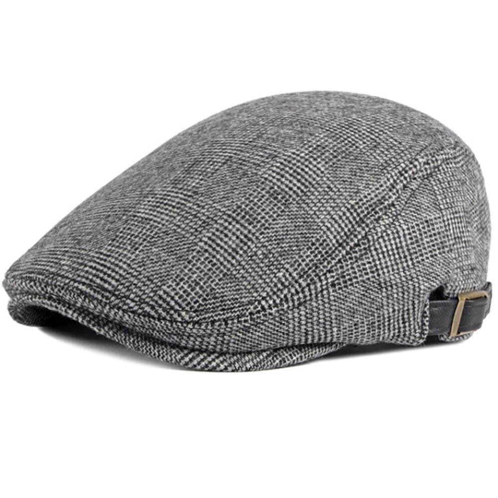 HT4839 Mens Berets Striped Artist Painter Wool Beret Hats Ivy Flat Cap Women Thick Warm Autumn Winter Hat Male Female Beret Caps