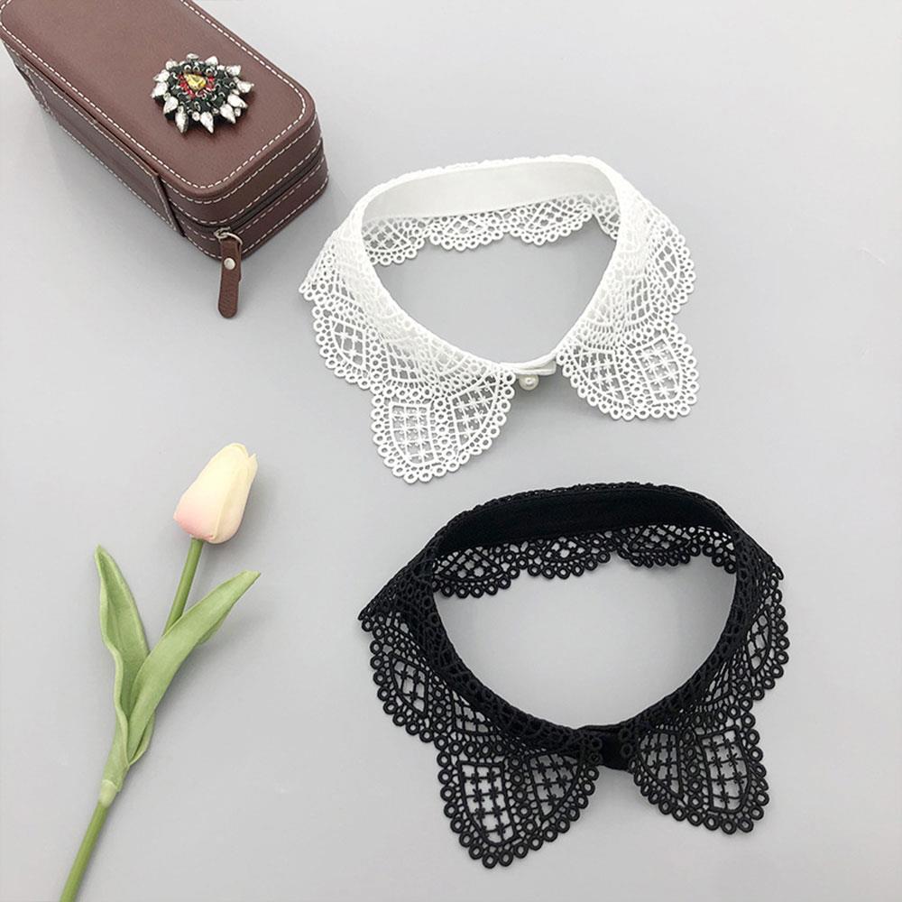 Women's Embroidery Decorative Fake Collar Shawl Wrap Hollow Out Detachable Versatile Collar Fashionable Shawl Shoulder Straps